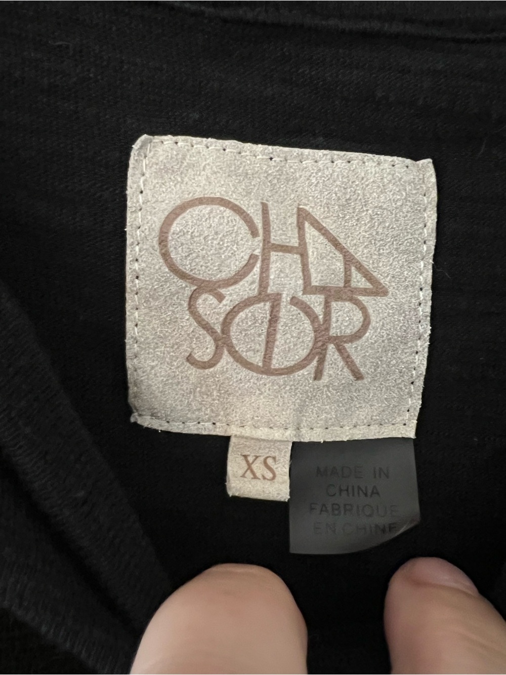 Chaser Black Sleeveless Crewneck Tank Top - Picture 3 of 7